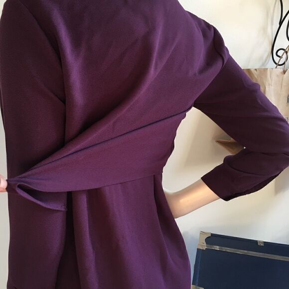 J.JILL Oversized layered full coverage chiffon top - Picture 5 of 6